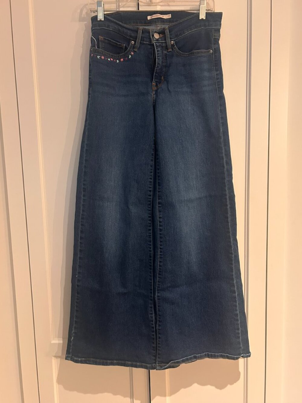 Levi's 318 Shaping Wide-Leg Jeans, Sz 27